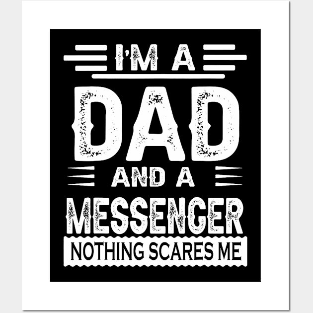 I'm A DAD And a Nothing  Me Wall Art by sleepsky